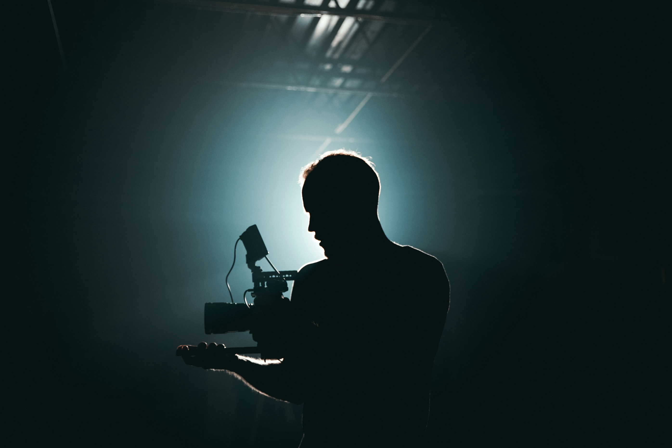A filmmaker playing with contrast.